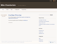 Tablet Screenshot of mikechamberlain.net